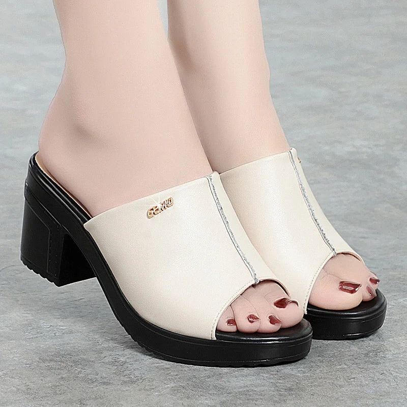 Heel Summer Peep Toe Platform