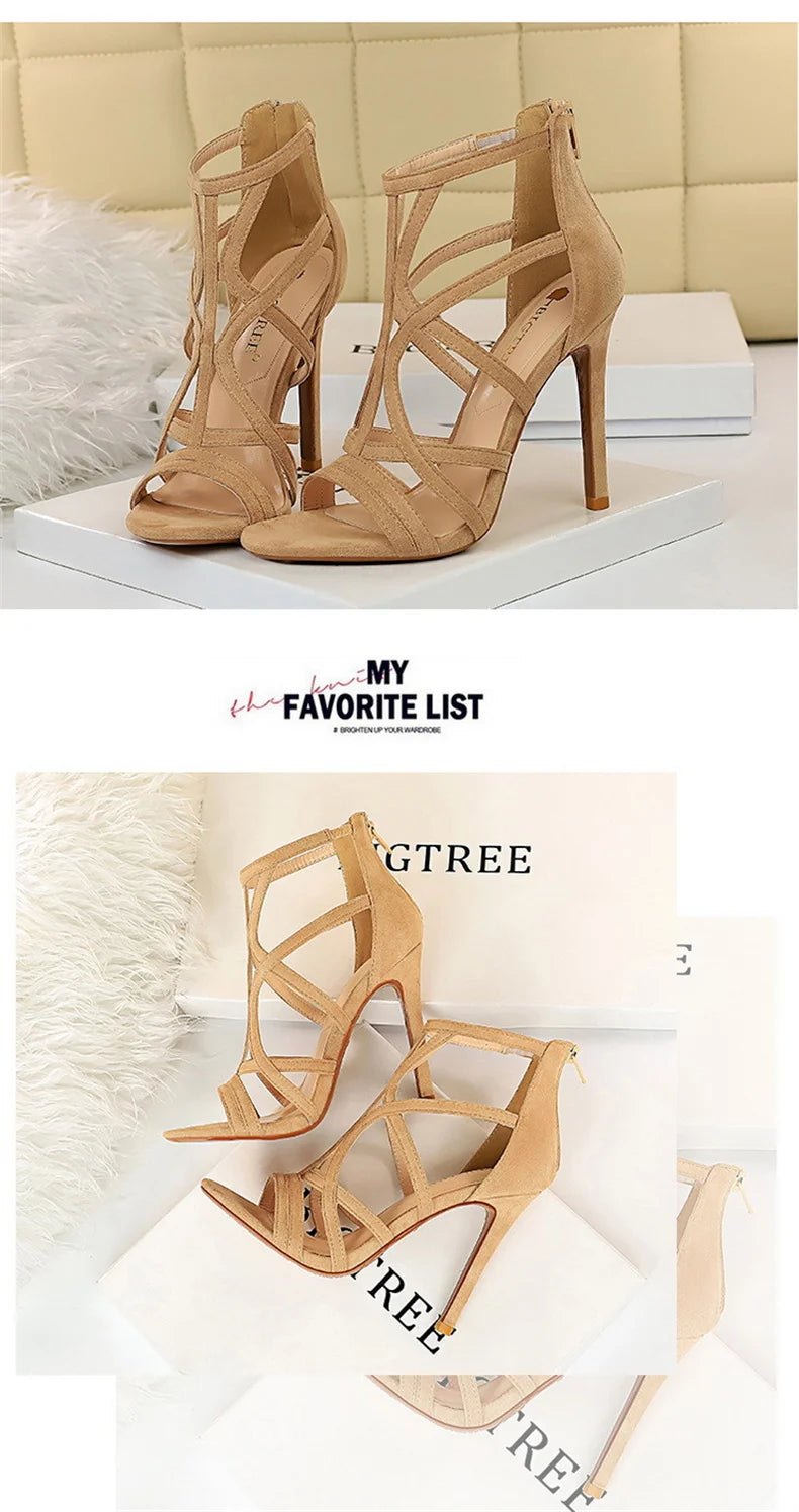 Roman style Thin High Heels
