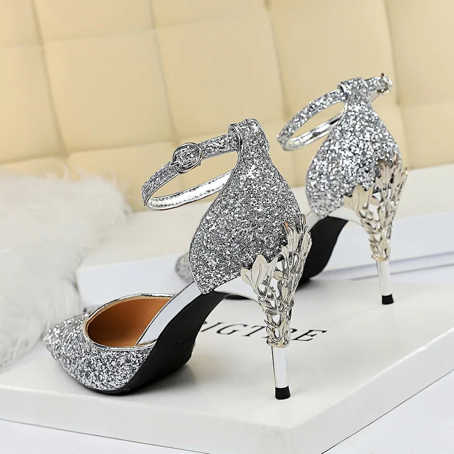 High Heels Bling Sandals Lady