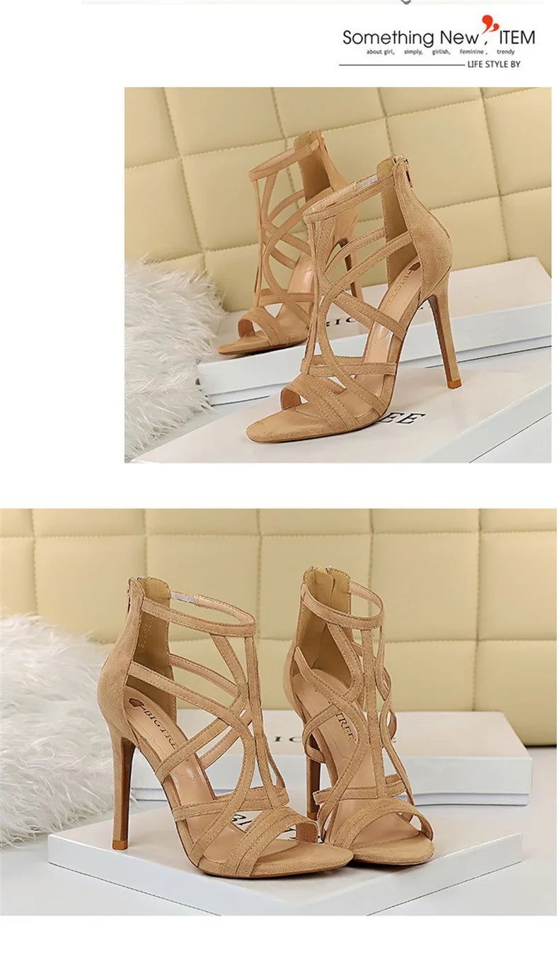 Roman style Thin High Heels