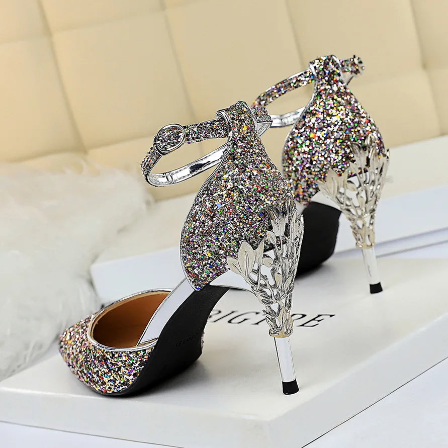 High Heels Bling Sandals Lady