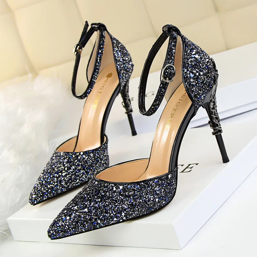 High Heels Bling Sandals Lady