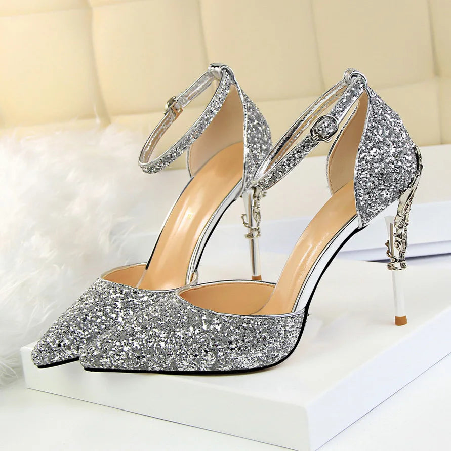 High Heels Bling Sandals Lady