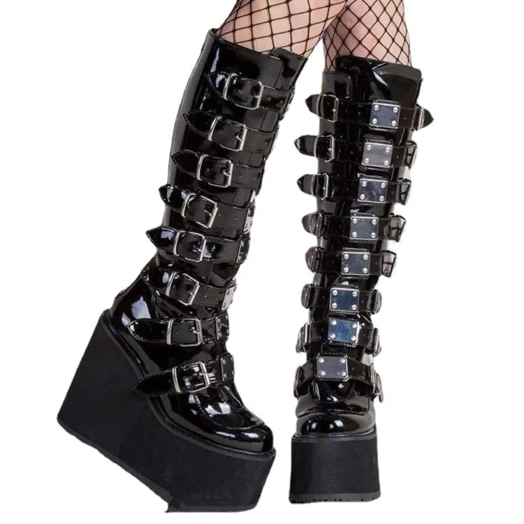 Punk Women Boots Ladies Cosplay