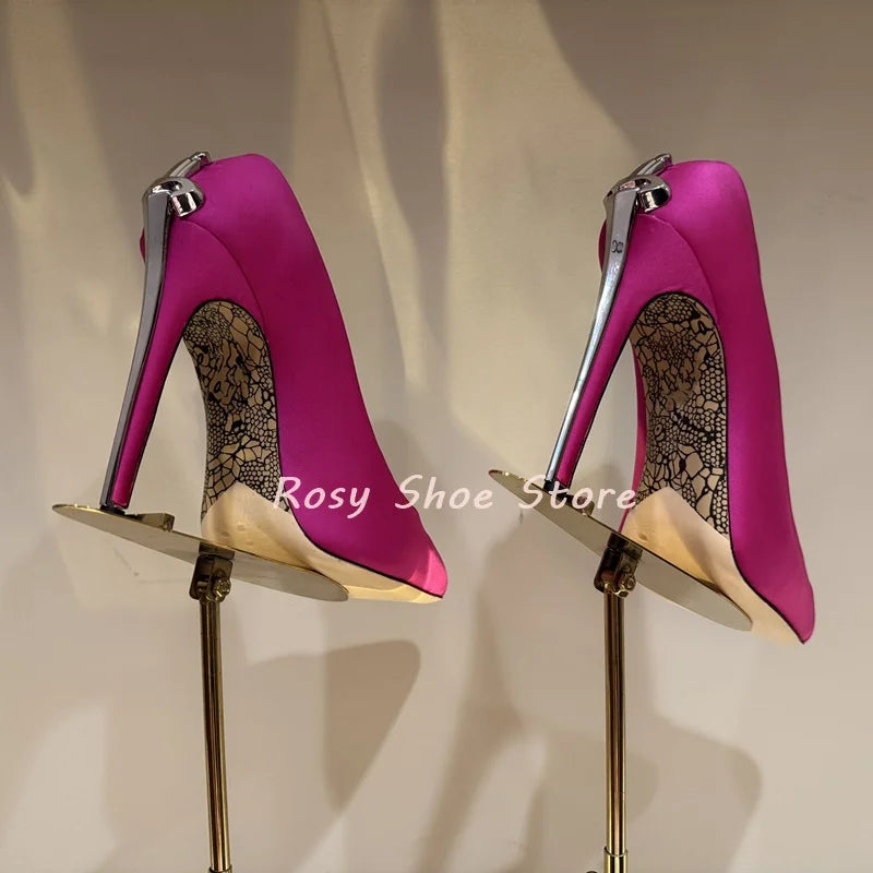 Elegant Metal Scepter Heel