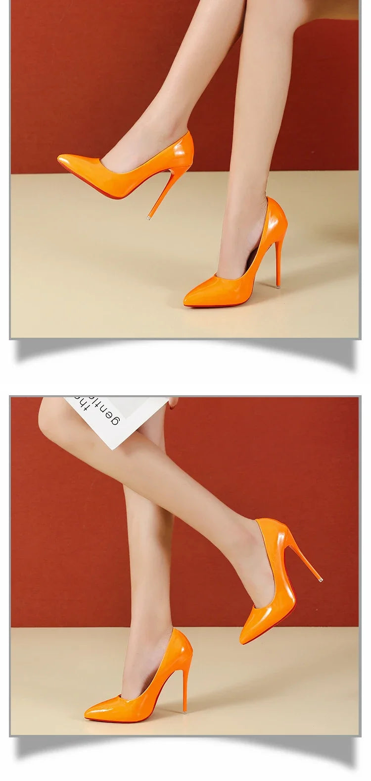 Women Shoes Red High Heels