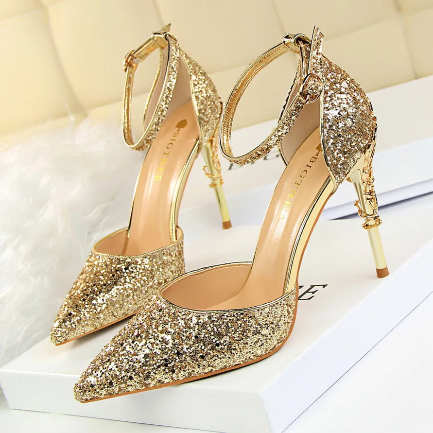High Heels Bling Sandals Lady