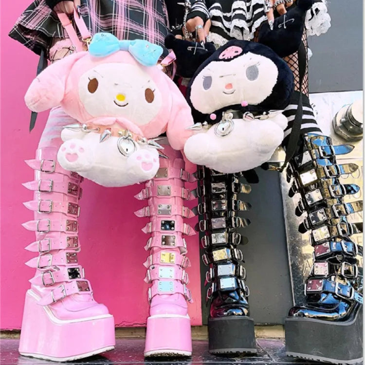 Punk Women Boots Ladies Cosplay