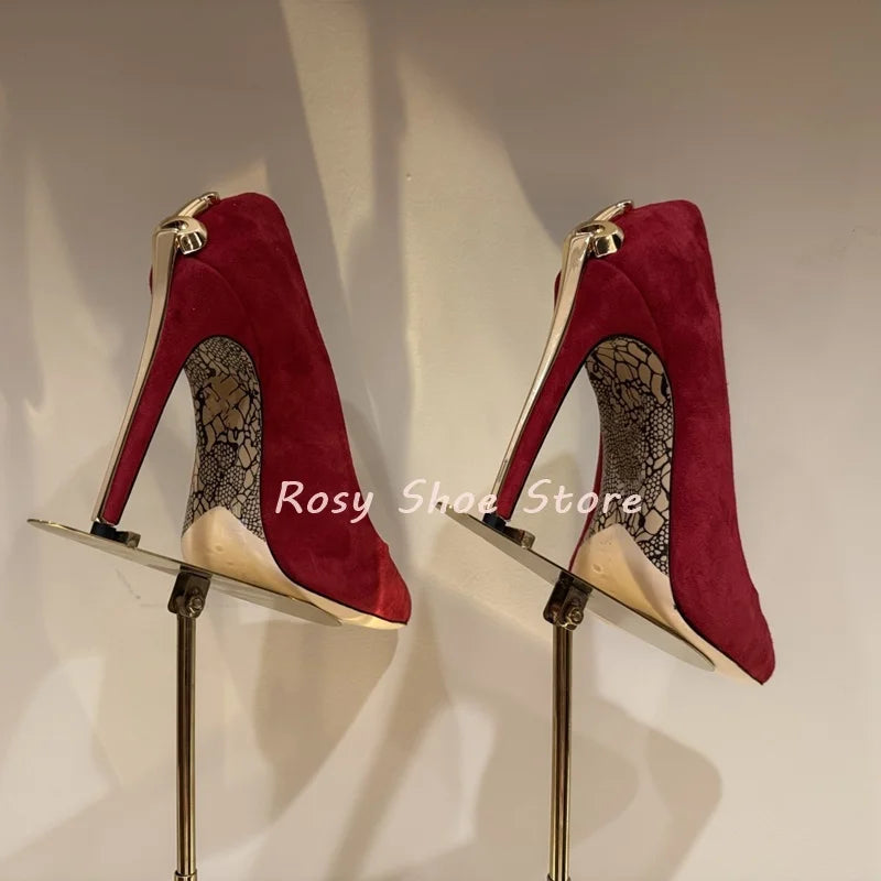 Elegant Metal Scepter Heel