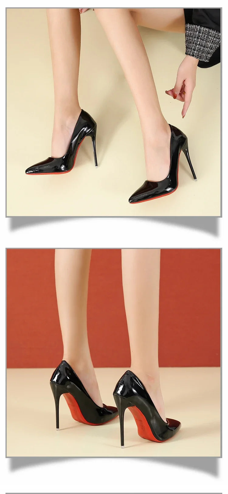 Women Shoes Red High Heels