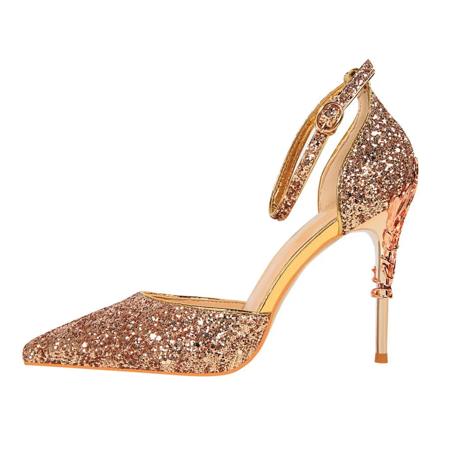 High Heels Bling Sandals Lady
