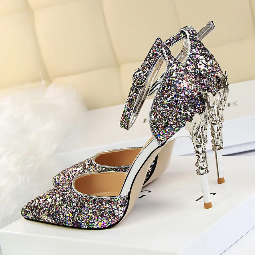 High Heels Bling Sandals Lady