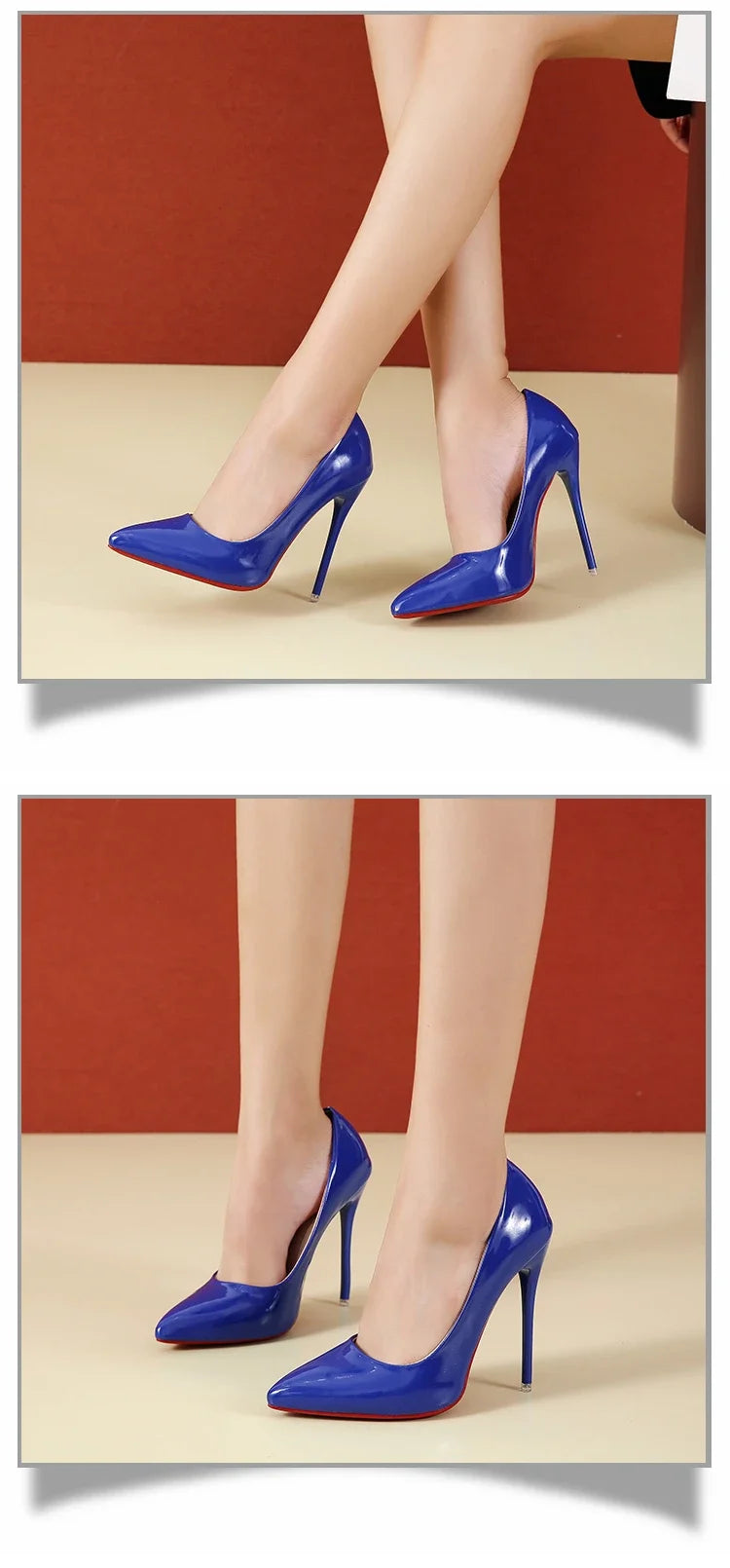 Women Shoes Red High Heels