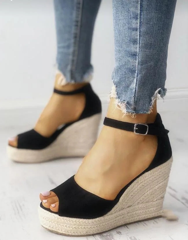 Espadrilles Women Wedges Peep