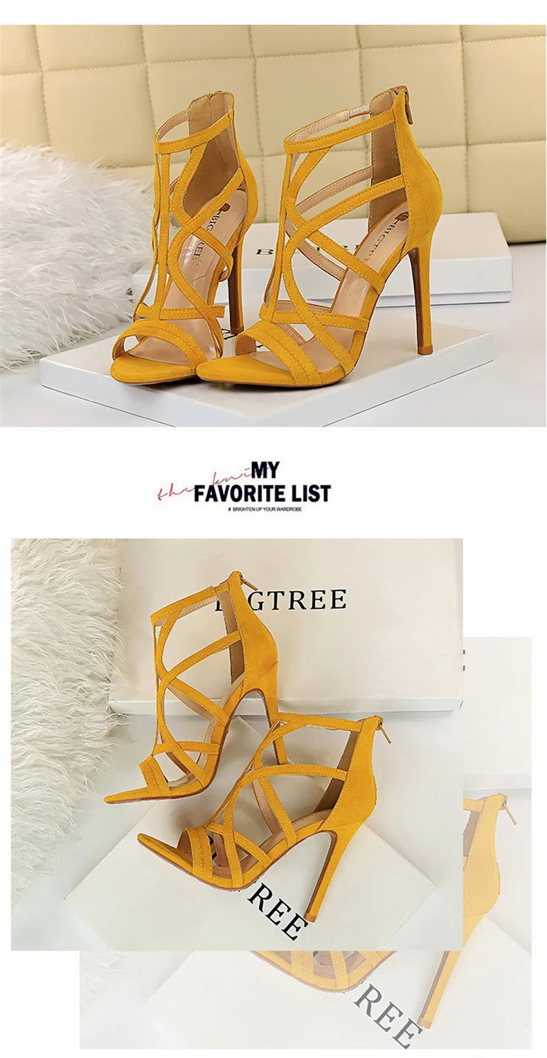 Roman style Thin High Heels