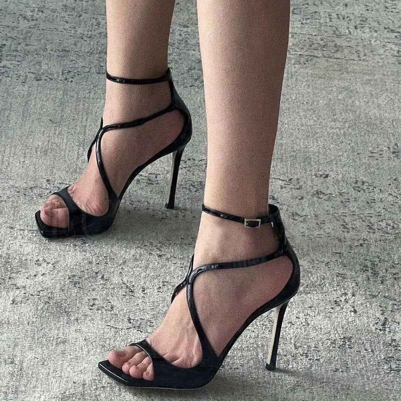 Fashion Patent Leather Peep toe