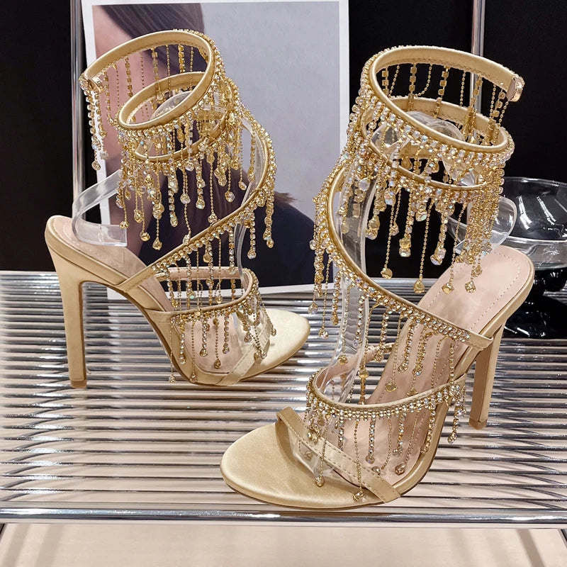 Eilyken Golden Crystal Rhinestone
