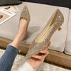 Crystal Wedding Shoes Female
