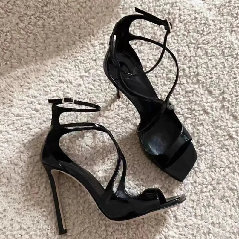 Fashion Patent Leather Peep toe