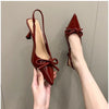 Women's Pointed Toe Bow