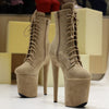 Pole Dance Lace-Up Ankle Heel