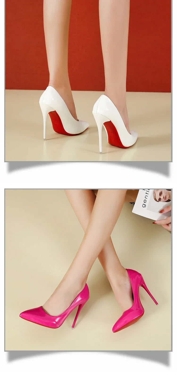 Women Shoes Red High Heels
