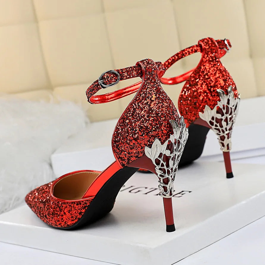 High Heels Bling Sandals Lady