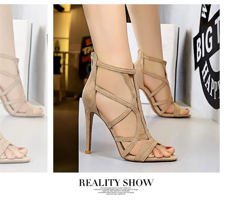 Roman style Thin High Heels