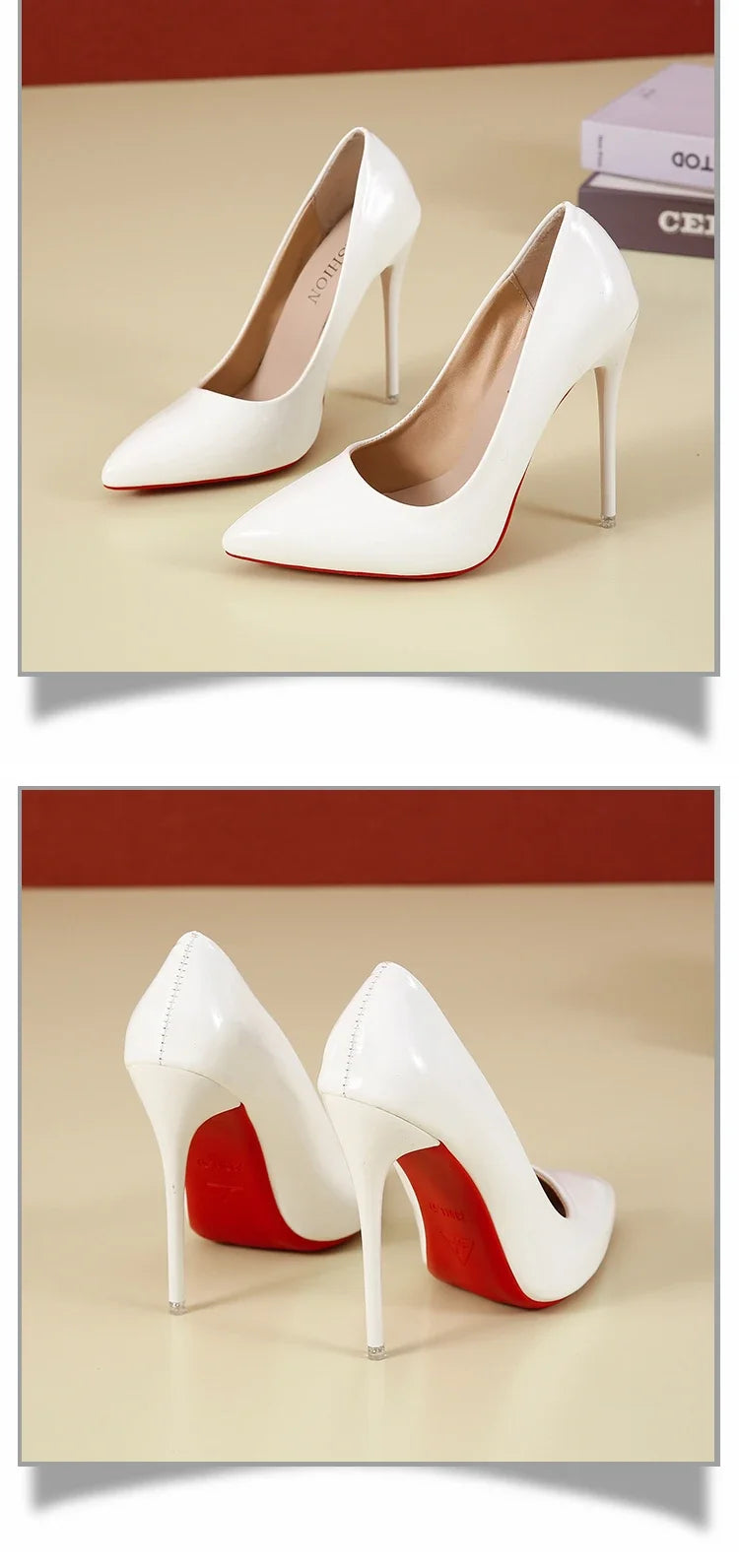 Women Shoes Red High Heels