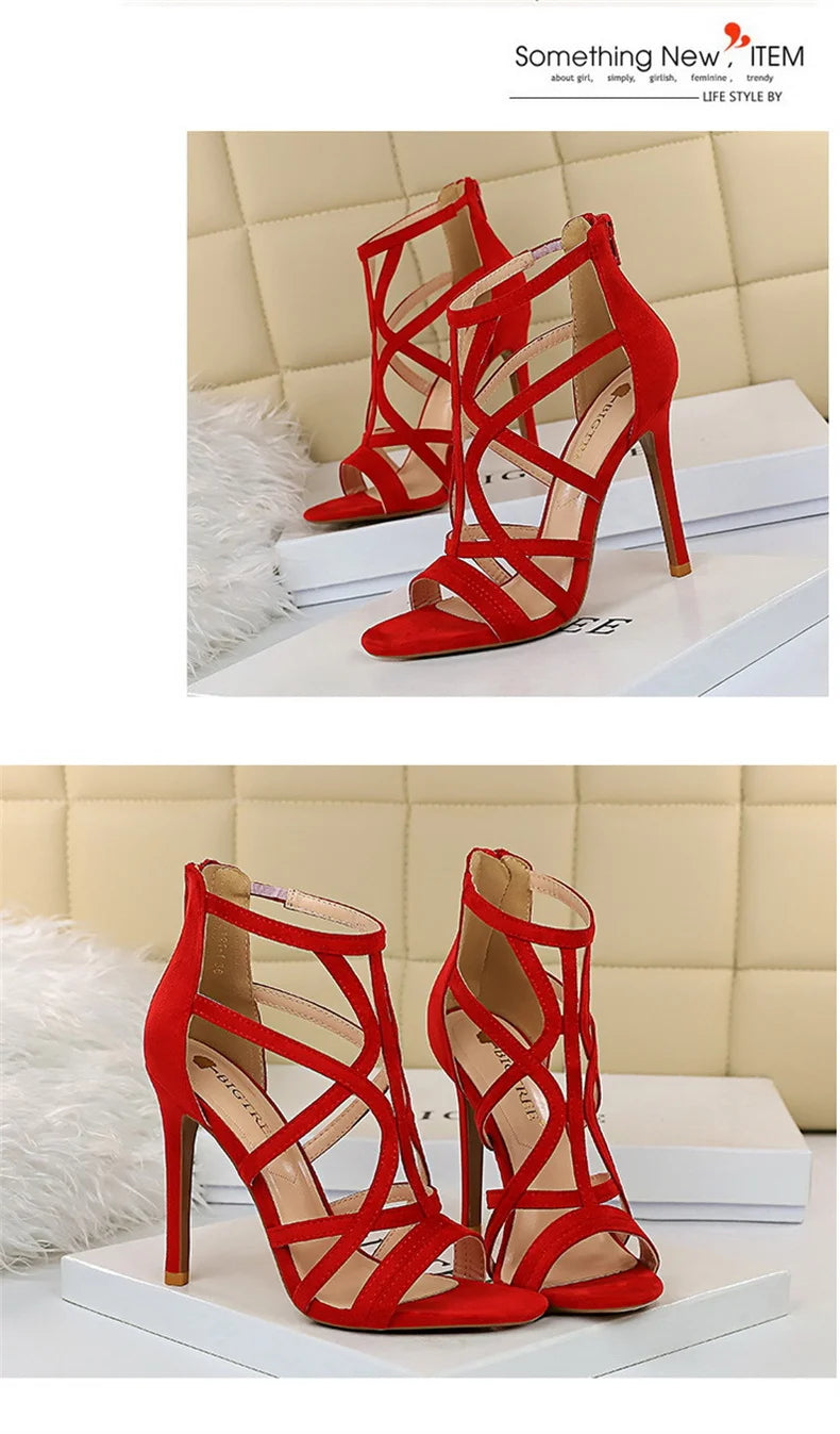 Roman style Thin High Heels