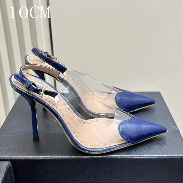 Pointy Peach Heart  Heel Shoes