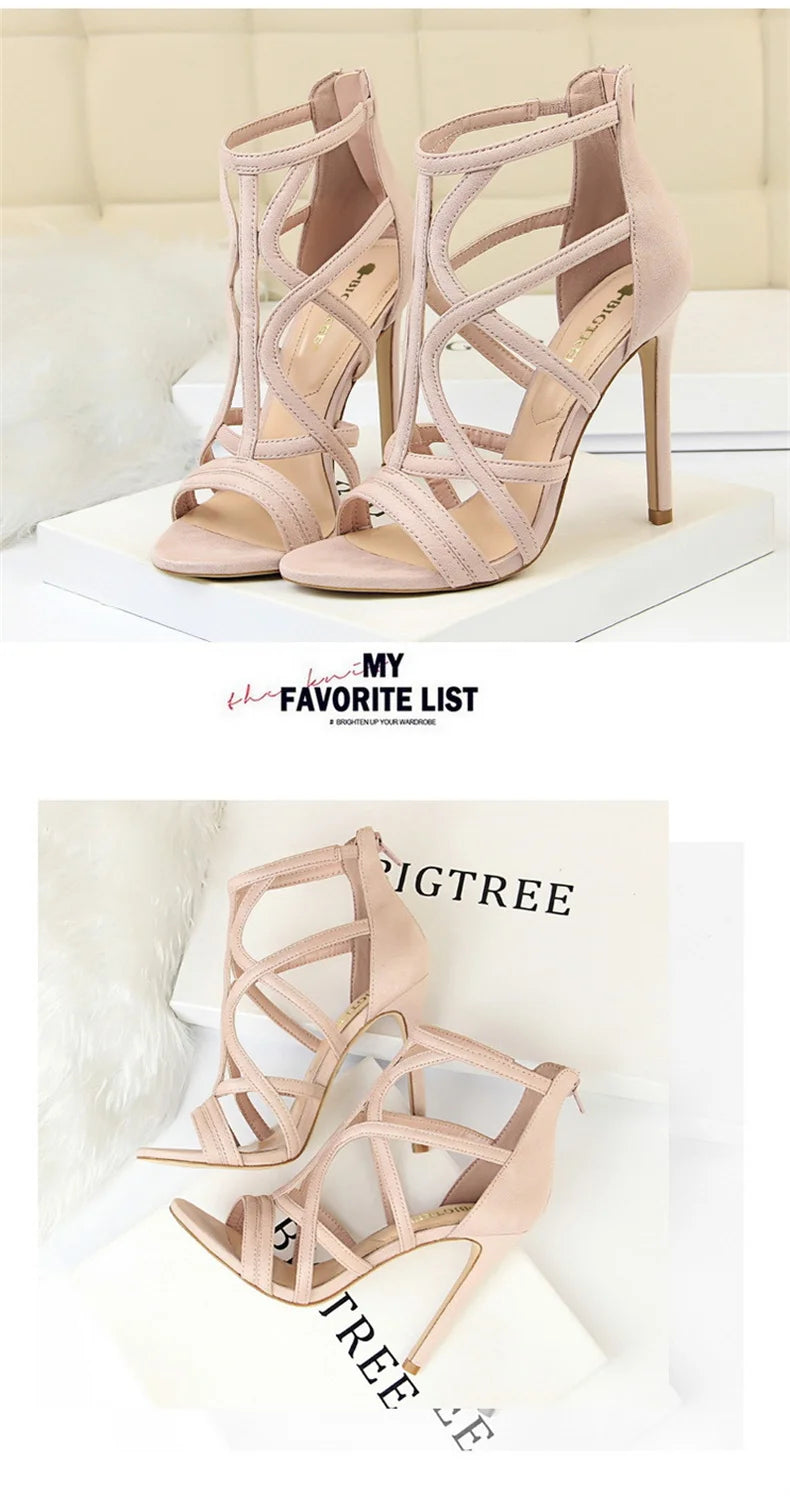 Roman style Thin High Heels