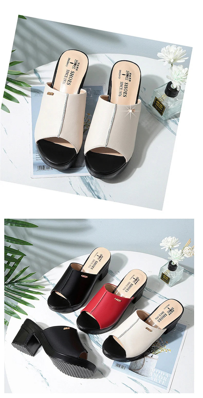 Heel Summer Peep Toe Platform