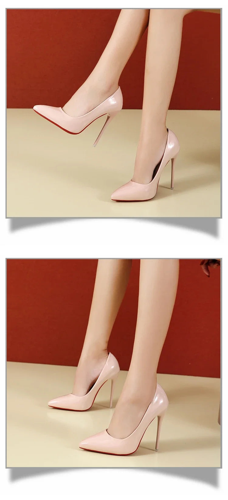 Women Shoes Red High Heels