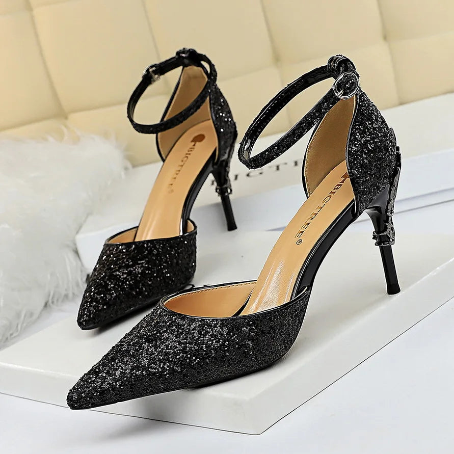 High Heels Bling Sandals Lady