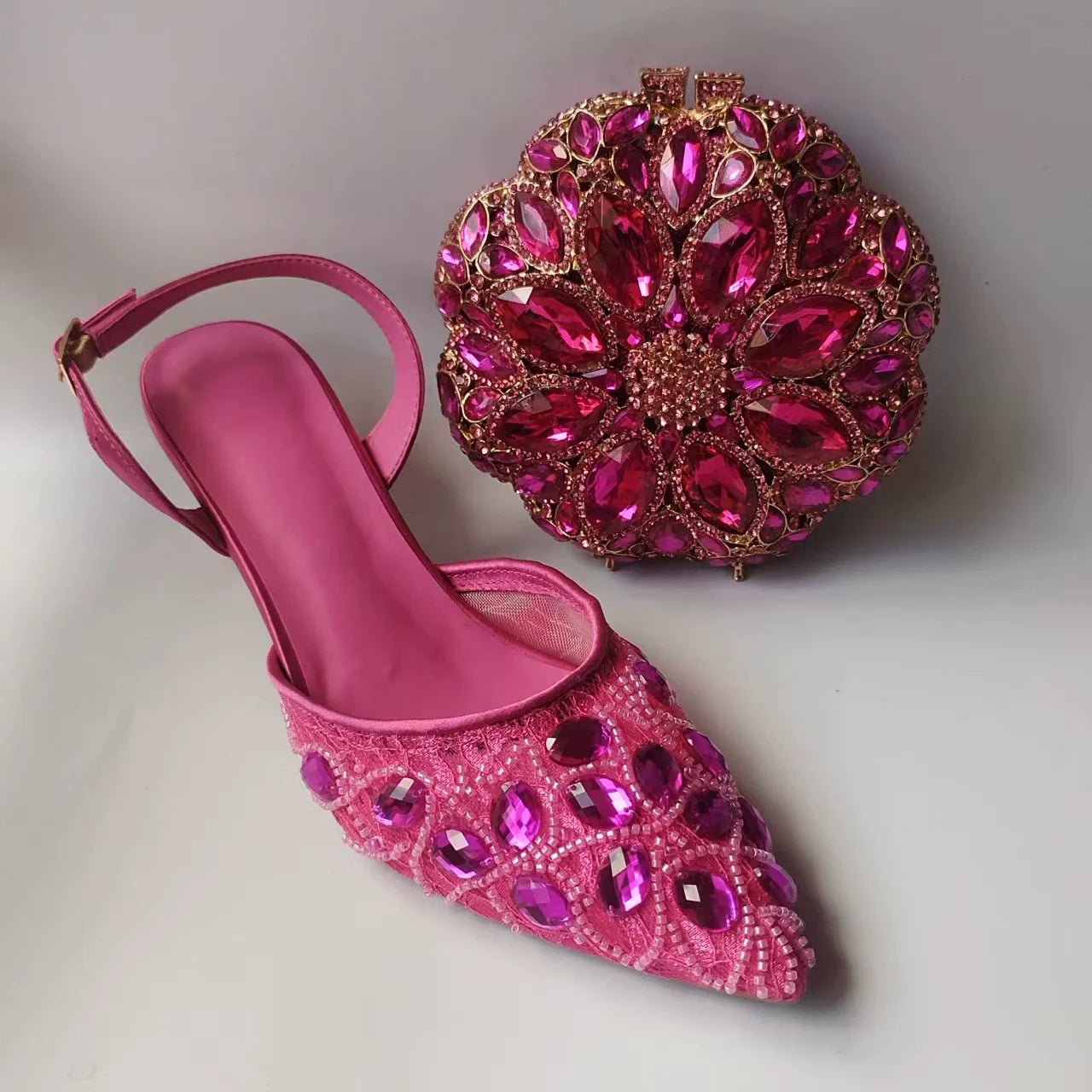 Full Diamond High Heel Sandals