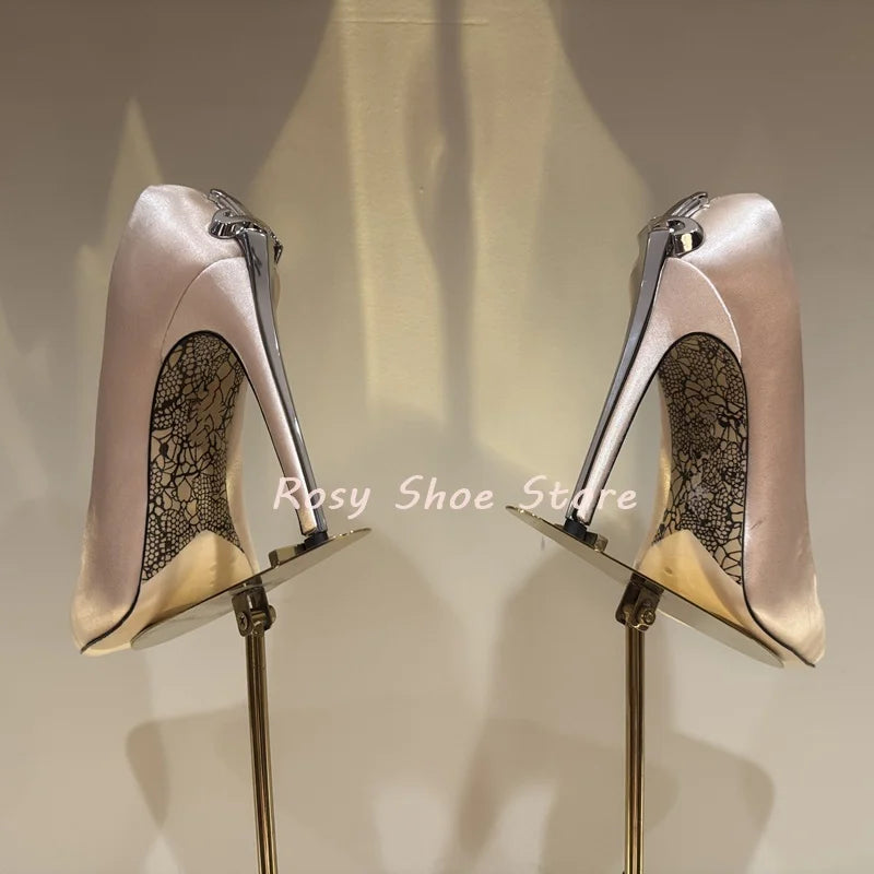 Elegant Metal Scepter Heel