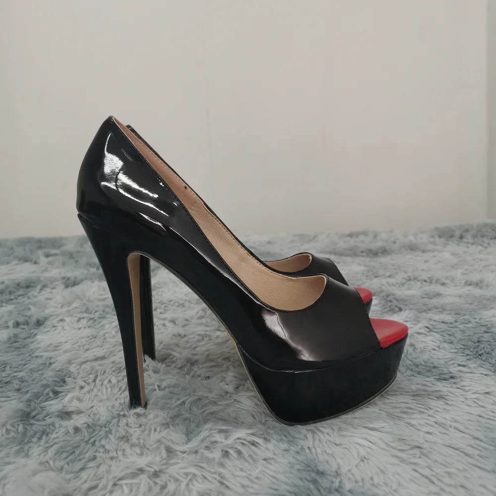 Women Pumps Sexy Peep Toe