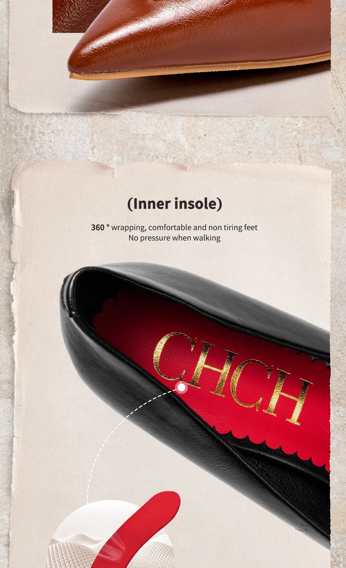 New High Quality Pointed Shoes