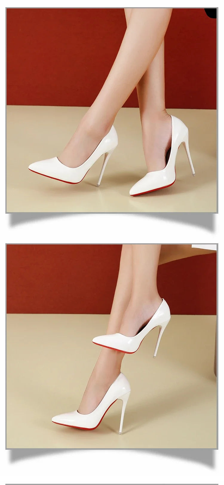 Women Shoes Red High Heels