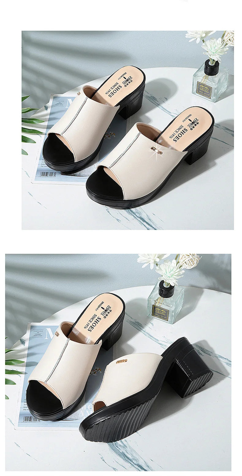 Heel Summer Peep Toe Platform