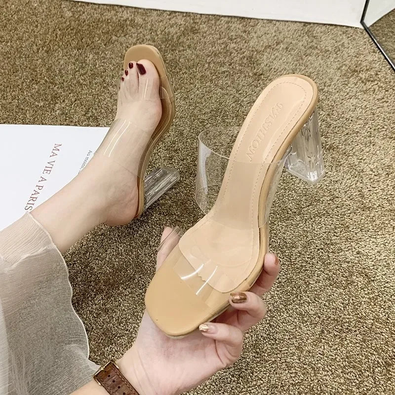 Transparent High Heels Women