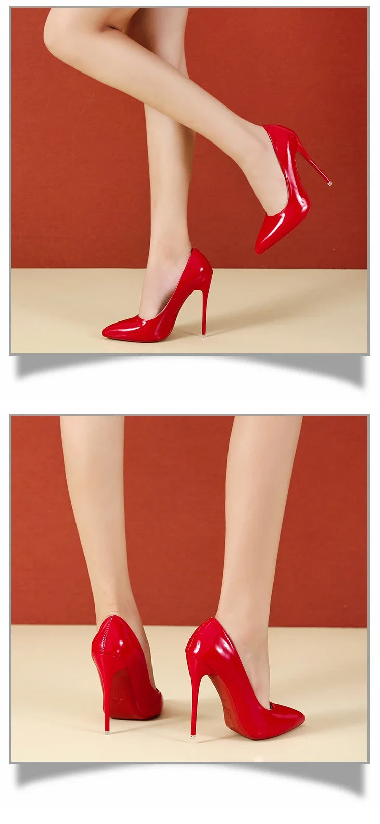 Women Shoes Red High Heels