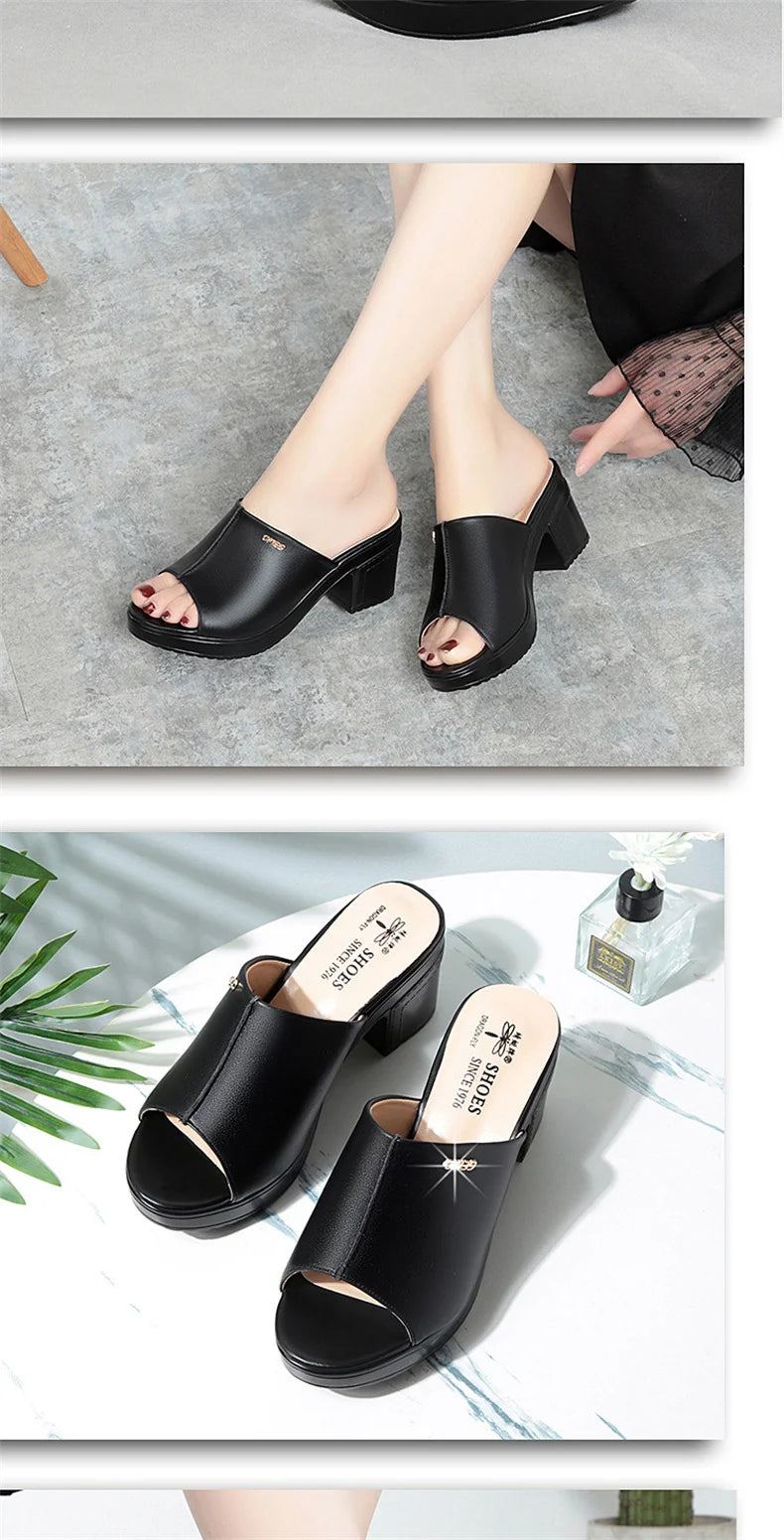 Heel Summer Peep Toe Platform