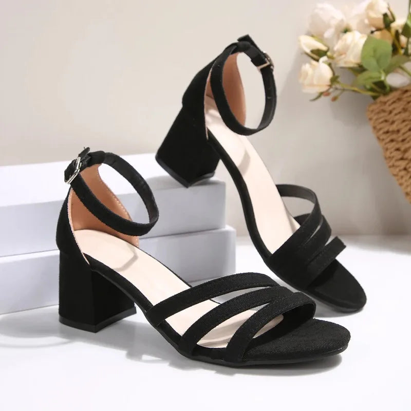 Block Heel Sandals Women's