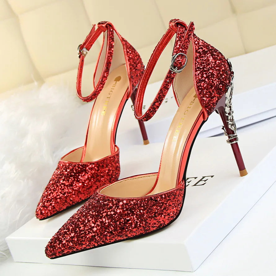 High Heels Bling Sandals Lady