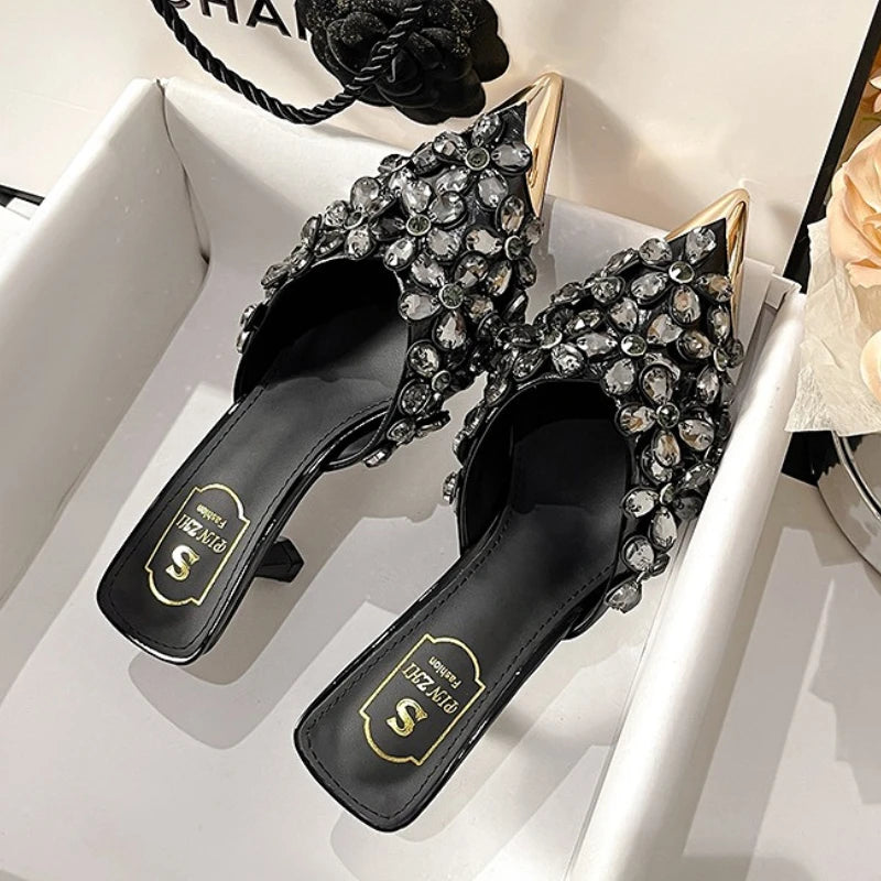 Luxury Rhinestones Pointed Toe