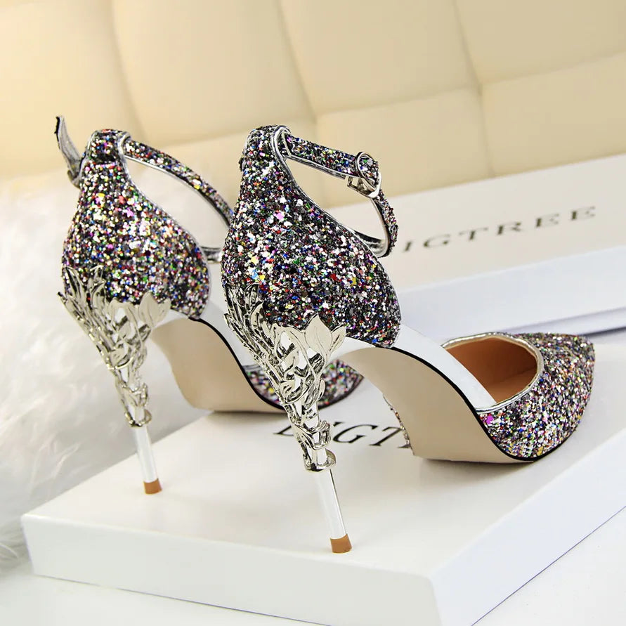 High Heels Bling Sandals Lady