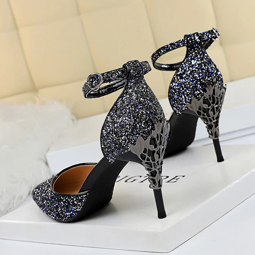 High Heels Bling Sandals Lady