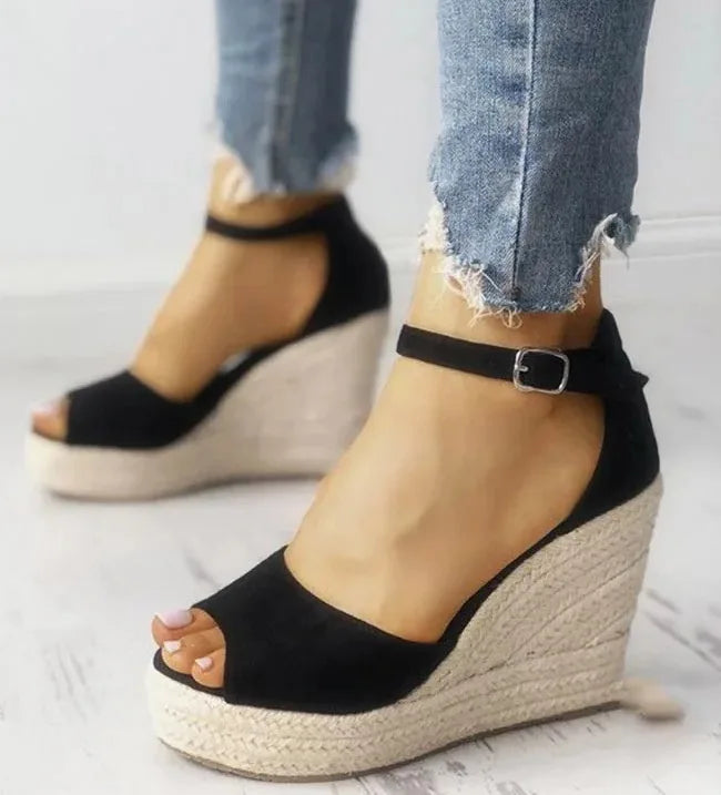 Espadrilles Women Wedges Peep